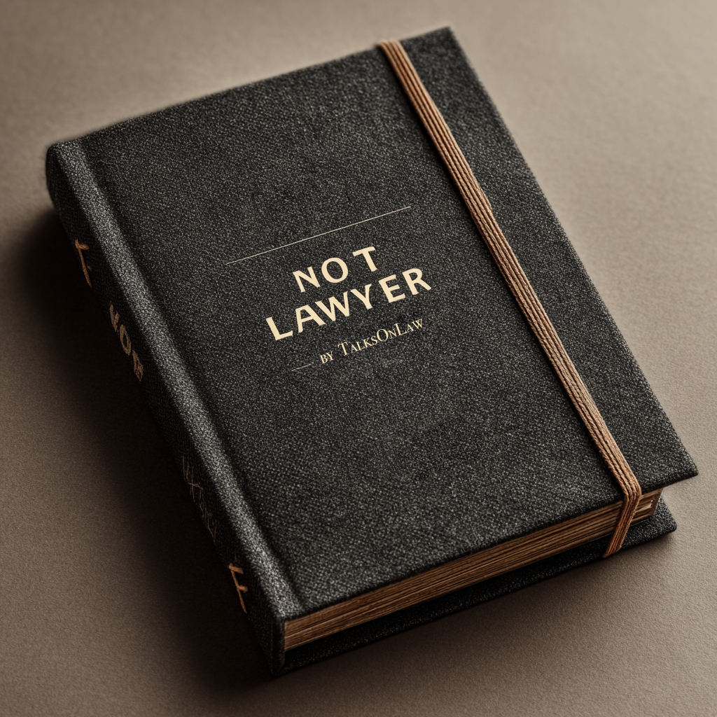 Not Lawyer — by TalksOnLaw